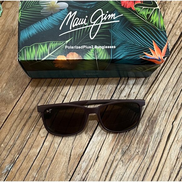 Maui Jim $309 NIB H672-01 Hulili Polarized Sunglasses Brown bronze - Picture 3 of 9